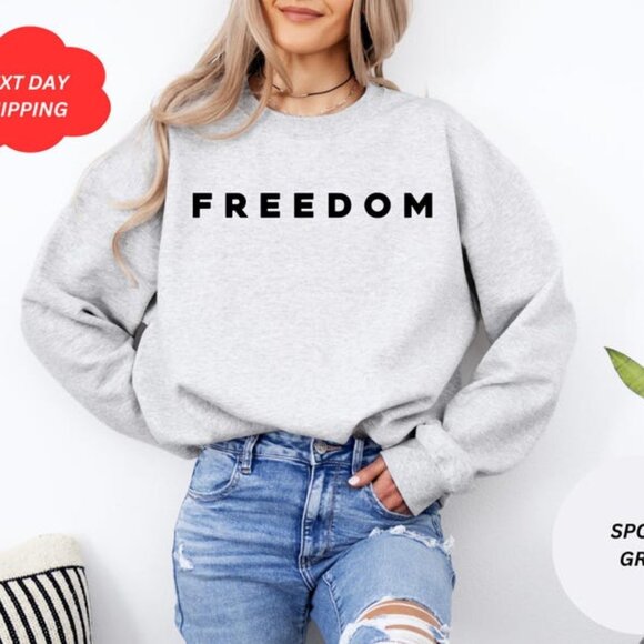 Charlie Kirk Freedom Shirt, Charlie Kirk Freedom Sweatshirt 169 - Picture 1 of 5